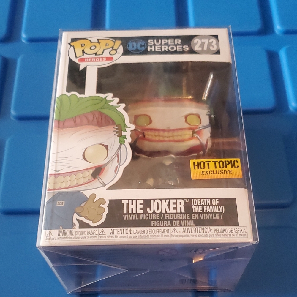 Dc Superheros The Joker Death Of The Family #273 Funko Pop Hot Topic Exclusive